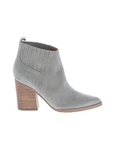Pre-owned Marc Fisher Ankle Boots In Gray