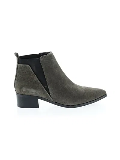 Pre-owned Marc Fisher Ankle Boots In Gray