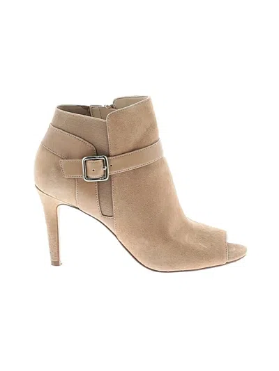 Pre-owned Marc Fisher Ankle Boots In Tan