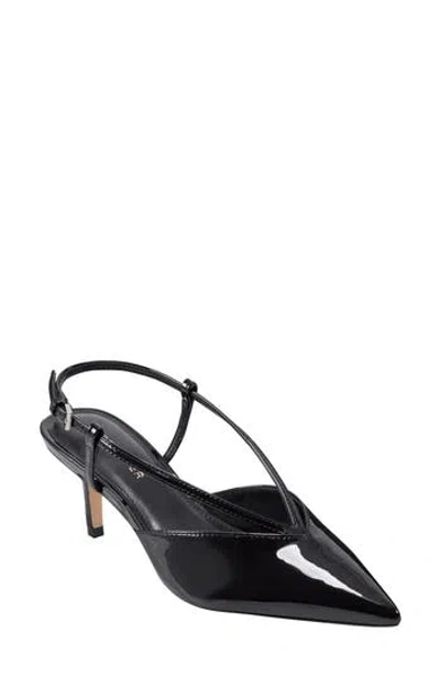 MARC FISHER MARC FISHER AVILA KITTEN HEEL SLINGBACK PUMP
