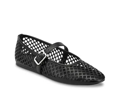 Marc Fisher Baina Mary Jane Flat In Black