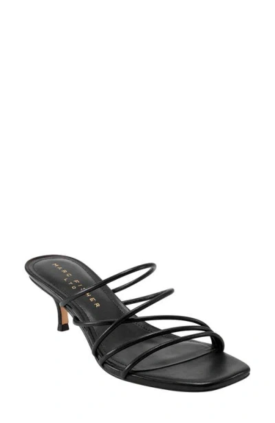 Marc Fisher Banna Strappy Sandal In Black