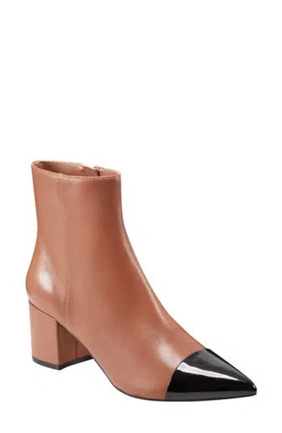 Marc Fisher Block Heel Bootie In Multi