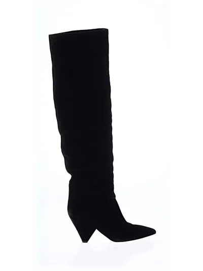 Pre-owned Marc Fisher Boots In Black