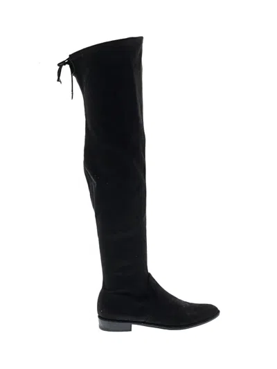 Pre-owned Marc Fisher Boots In Black
