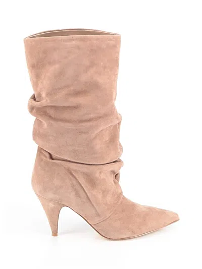 Pre-owned Marc Fisher Boots In Brown