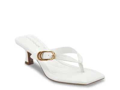 Marc Fisher Calais Sandal In White