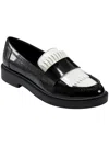 Marc Fisher Calixy Womens Faux Leather Two-tone Loafers In Multi