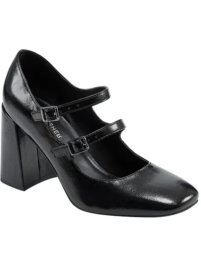 Marc Fisher Women's Charisy Tapered Block Heel Dress Pumps In Black