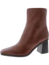 Marc Fisher Women's Dairey Square Toe Block Heel Dress Booties In Brown