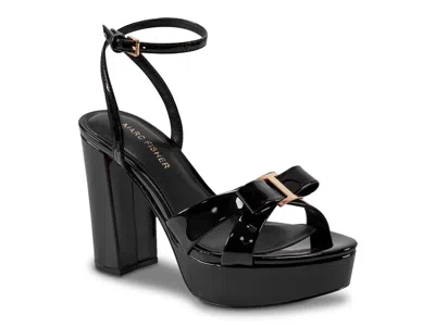 Marc Fisher Daisee Platform Sandal In Black