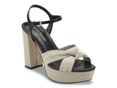 Marc Fisher Deren Platform Sandal In Brown