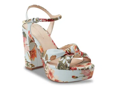 Marc Fisher Deren Platform Sandal In Blue