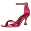 Marc Fisher Derine Heeled Sandals In Metallic Pink In Multi