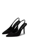 Marc Fisher Emalyn Suede Pump In Black In Black