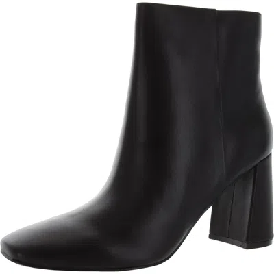 Marc Fisher Fellie Womens Leather Flat Toe Ankle Boots In Multi