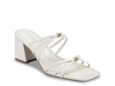 Marc Fisher Gabber Sandal In White