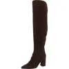 Marc Fisher Garwin Womens Pull On Zipper Over-the-knee Boots In Multi