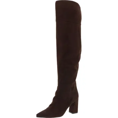 Marc Fisher Garwin Womens Pull On Zipper Over-the-knee Boots In Multi
