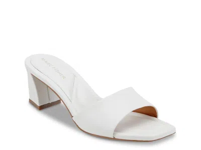 Marc Fisher Gelso Sandal In White