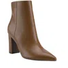 Marc Fisher Glorena Womens Leather Pointed Toe Booties In Multi