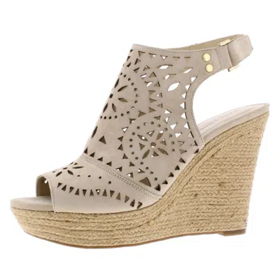 Marc Fisher Harlea Womens Faux Suede Cut Out Espadrilles In Multi