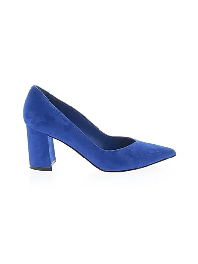 Pre-owned Marc Fisher Heels In Blue
