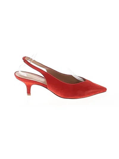 Pre-owned Marc Fisher Heels In Red