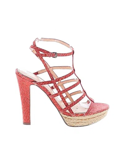 Pre-owned Marc Fisher Heels In Red