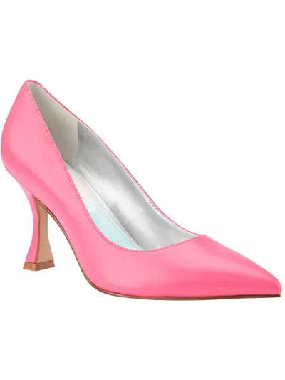 Marc Fisher Heidea Womens Leather Pointed Toe Pumps In Pink
