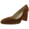 Marc Fisher Isabelle Womens Suede Round Toe Dress Heels In Multi