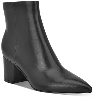 Marc Fisher Jarli Womens Zipper Block Heel Ankle Boots