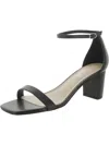 MARC FISHER JARON WOMENS LEATHER ANKLE STRAP HEELS