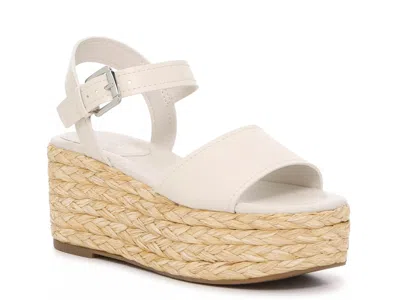 Marc Fisher Jellard Espadrille Platform Sandal In Neutral