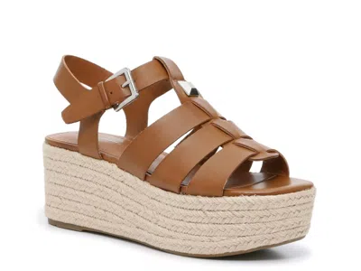 Marc Fisher Joven Espadrille Wedge Sandal In Brown