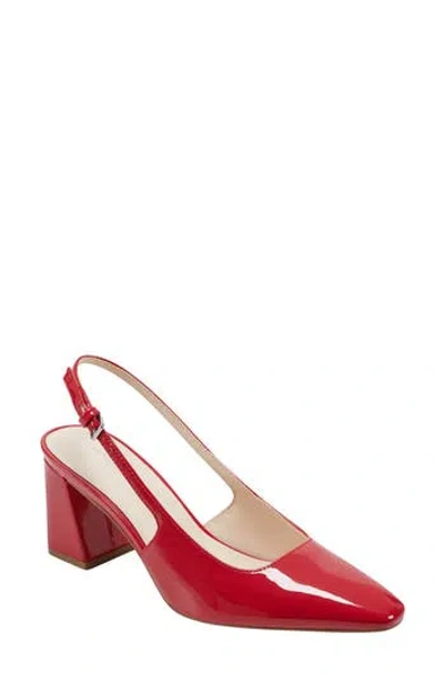 Marc Fisher Lethe Slingback Pump In Red