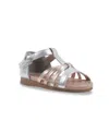Marc Fisher Little And Big Girls Apple Atlas Sandal In Silver
