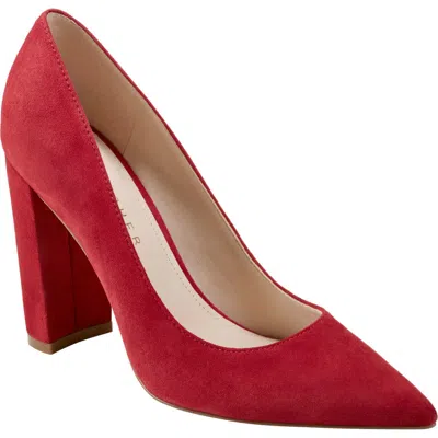 Marc Fisher Ltd Abilene Pointed Toe Pump In Medium Red