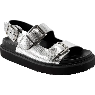 Marc Fisher Ltd Agenda Sandal In Silver