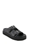 Marc Fisher Ltd Agusta Slide Sandal In Black
