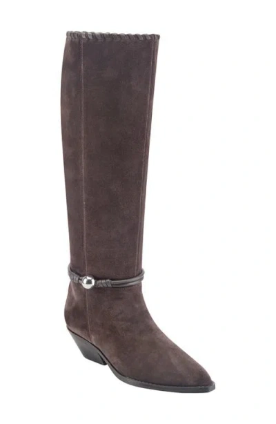 Marc Fisher Ltd Ainsley Knee High Boot In Dark Brown 200