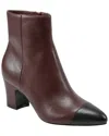 Marc Fisher Ltd Aleea Cap Toe Bootie In Red