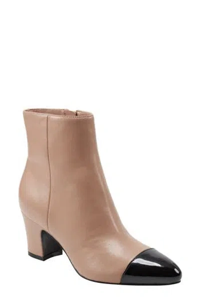 Marc Fisher Ltd Aleea Cap Toe Bootie In Neutral