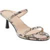 Marc Fisher Ltd Alonde Kitten Heel Slide Sandal In Light Natural