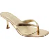 Marc Fisher Ltd Amelea Flip Flop In Gold