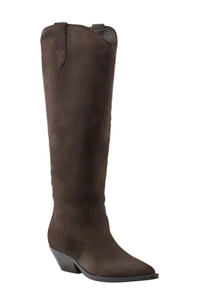 Marc Fisher Ltd Ander Knee High Boot In Dark Brown