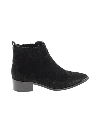 Pre-owned Marc Fisher Ltd Ankle Boots In Black