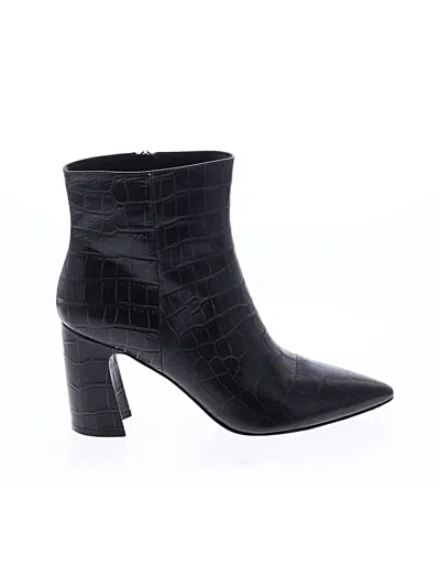 Pre-owned Marc Fisher Ltd Ankle Boots In Black