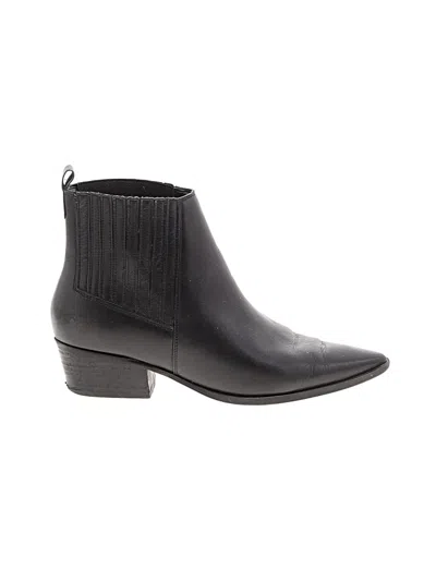 Pre-owned Marc Fisher Ltd Ankle Boots In Black