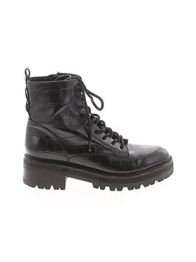 Pre-owned Marc Fisher Ltd Ankle Boots In Black